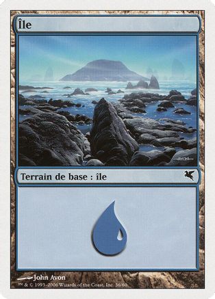 Island (French) - "Ile" (G36) (PSAL-G36) - Magic Encyclopedia 2005 (Salvat/Hachette) | Grognard Games