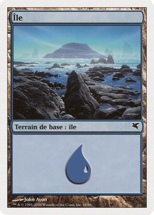 Island (French) - "Ile" (H34) (PSAL-H34) - Magic Encyclopedia 2005 (Salvat/Hachette) | Grognard Games