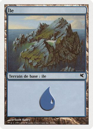 Island (French) - "Ile" (H33) (PSAL-H33) - Magic Encyclopedia 2005 (Salvat/Hachette) | Grognard Games