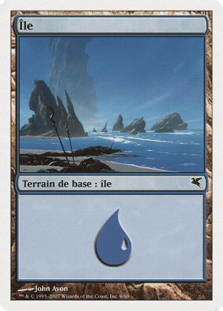 Island (French) - "Ile" (E9) (PSAL-0E9) - Magic Encyclopedia 2005 (Salvat/Hachette) | Grognard Games