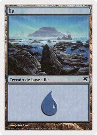 Island (French) - "Ile" (E8) (PSAL-0E8) - Magic Encyclopedia 2005 (Salvat/Hachette) | Grognard Games