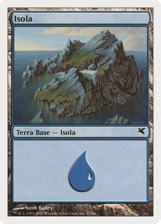 Island (Italian) - "Isola" (E57) (PSAL-E57) - Magic Encyclopedia 2005 (Salvat/Hachette) | Grognard Games