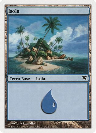 Island (Italian) - "Isola" (E56) (PSAL-E56) - Magic Encyclopedia 2005 (Salvat/Hachette) | Grognard Games