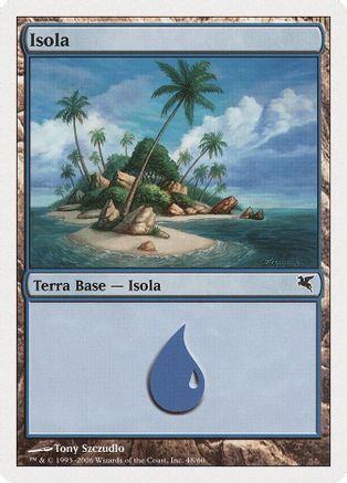 Island (Italian) - "Isola" (H48) (PSAL-H48) - Magic Encyclopedia 2005 (Salvat/Hachette) | Grognard Games