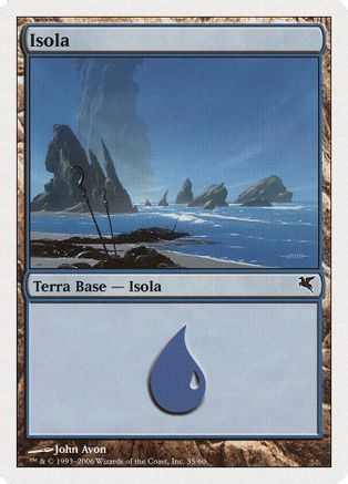Island (Italian) - "Isola" (H35) (PSAL-H35) - Magic Encyclopedia 2005 (Salvat/Hachette) | Grognard Games