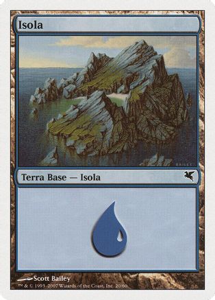 Island (Italian) - "Isola"(E20) (PSAL-E20) - Magic Encyclopedia 2005 (Salvat/Hachette) | Grognard Games