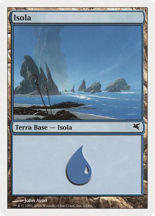 Island (Italian) - "Isola" (G12) (PSAL-G12) - Magic Encyclopedia 2005 (Salvat/Hachette) | Grognard Games