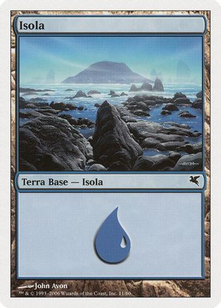 Island (Italian) - "Isola" (G11) (PSAL-G11) - Magic Encyclopedia 2005 (Salvat/Hachette) | Grognard Games