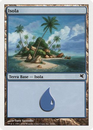 Island (Italian) - "Isola" (H10) (PSAL-H10) - Magic Encyclopedia 2005 (Salvat/Hachette) | Grognard Games