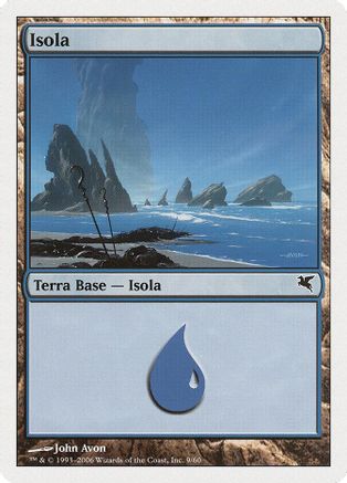 Island (Italian) - "Isola" (H9) (PSAL-0H9) - Magic Encyclopedia 2005 (Salvat/Hachette) | Grognard Games