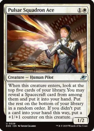 Pulsar Squadron Ace (EOE-028) - Edge of Eternities | Grognard Games