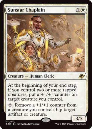 Sunstar Chaplain (EOE-040) - Edge of Eternities | Grognard Games