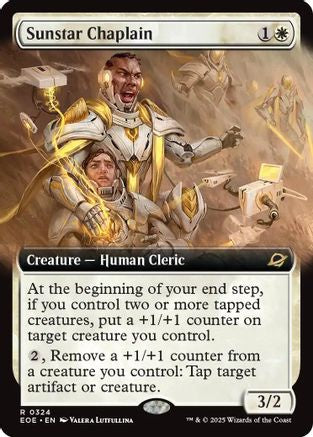 Sunstar Chaplain (Extended Art) (EOE-324) - Edge of Eternities Foil | Grognard Games