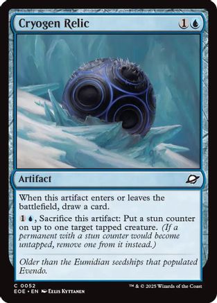 Cryogen Relic (EOE-052) - Edge of Eternities | Grognard Games