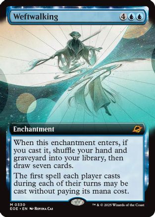 Weftwalking (Extended Art) (EOE-330) - Edge of Eternities Foil | Grognard Games