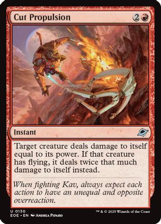 Cut Propulsion (EOE-130) - Edge of Eternities Foil | Grognard Games