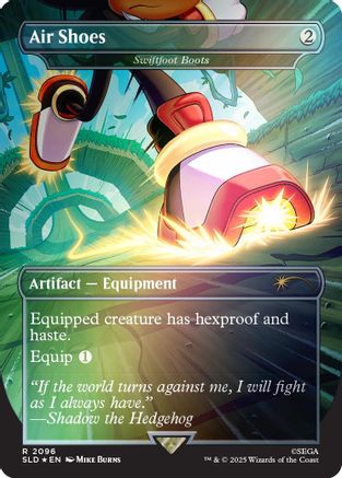 Air Shoes - Swiftfoot Boots (Rainbow Foil) (SLD-2096) - Secret Lair Drop Series Foil | Grognard Games