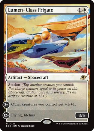Lumen-Class Frigate (EOE-025) - Edge of Eternities Foil | Grognard Games