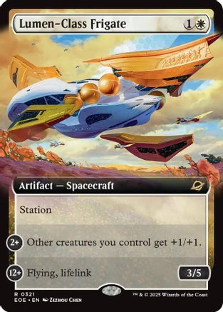 Lumen-Class Frigate (Extended Art) (EOE-321) - Edge of Eternities | Grognard Games