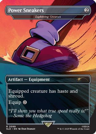 Power Sneakers - Lightning Greaves (SLD-2099) - Secret Lair Drop Series | Grognard Games