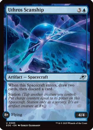 Uthros Scanship (EOE-085) - Edge of Eternities | Grognard Games