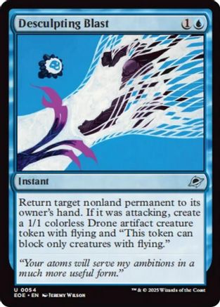 Desculpting Blast (EOE-054) - Edge of Eternities Foil | Grognard Games