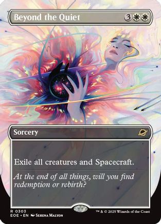 Beyond the Quiet (Borderless) (EOE-303) - Edge of Eternities | Grognard Games