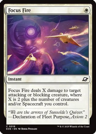 Focus Fire (EOE-018) - Edge of Eternities | Grognard Games