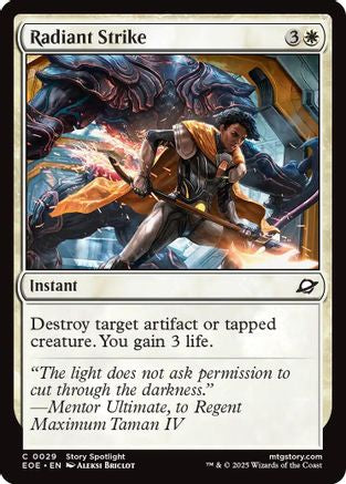 Radiant Strike (EOE-029) - Edge of Eternities Foil | Grognard Games