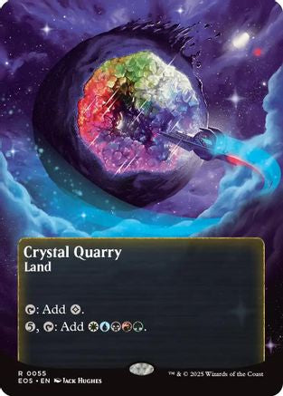 Crystal Quarry (0055) (Borderless) (EOS-055) - Edge of Eternities: Stellar Sights | Grognard Games