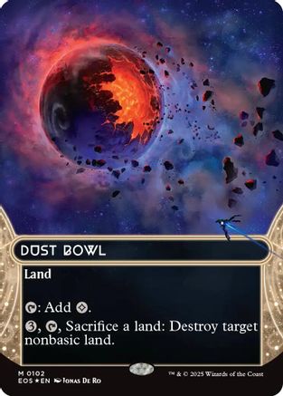 Dust Bowl (0102) (Borderless) (Galaxy Foil) (EOS-102) - Edge of Eternities: Stellar Sights Foil | Grognard Games