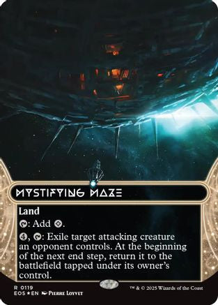Meteor Crater (0119) (Borderless) (Galaxy Foil) (EOS-119) - Edge of Eternities: Stellar Sights Foil | Grognard Games
