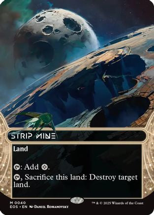 Stripe Mine (0040) (Borderless) (EOS-040) - Edge of Eternities: Stellar Sights Foil | Grognard Games
