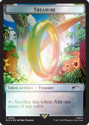 Treasure Token (2094) (Rainbow Foil) (SLD-2094) - Secret Lair Drop Series Foil | Grognard Games