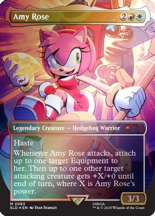 Amy Rose (Rainbow Foil) (SLD-2083) - Secret Lair Drop Series Foil | Grognard Games
