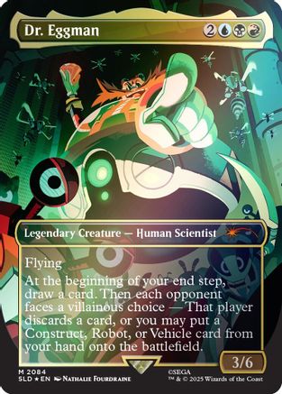 Dr. Eggman (Rainbow Foil) (SLD-2084) - Secret Lair Drop Series Foil | Grognard Games