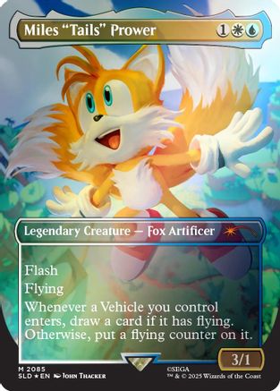 Miles "Tails" Prower (Rainbow Foil) (SLD-2085) - Secret Lair Drop Series Foil | Grognard Games