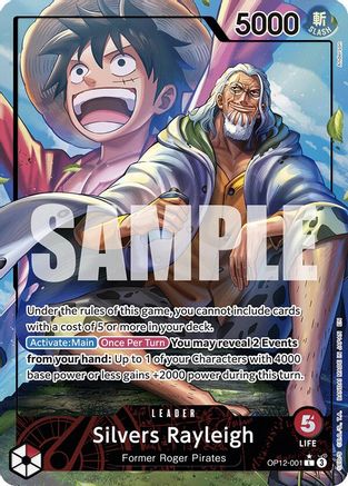 Silvers Rayleigh (Alternate Art) (OP12-001) - Legacy of the Master Foil | Grognard Games