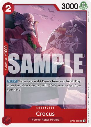 Crocus (OP12-003) - Legacy of the Master | Grognard Games