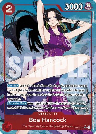 Boa Hancock (Alternate Art) (OP12-014) - Legacy of the Master Foil | Grognard Games