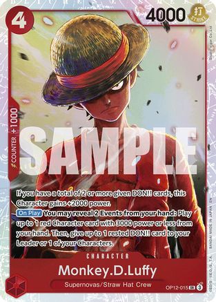 Monkey.D.Luffy (OP12-015) - Legacy of the Master Foil | Grognard Games