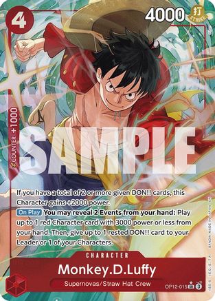 Monkey.D.Luffy (Alternate Art) (OP12-015) - Legacy of the Master Foil | Grognard Games