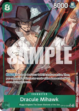 Dracule Mihawk (Alternate Art) (OP12-030) - Legacy of the Master Foil | Grognard Games