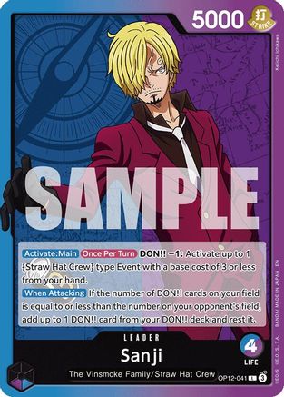 Sanji (041) (OP12-041) - Legacy of the Master | Grognard Games