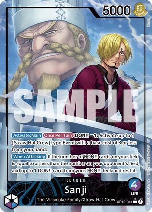 Sanji (041) (Alternate Art) (OP12-041) - Legacy of the Master Foil | Grognard Games