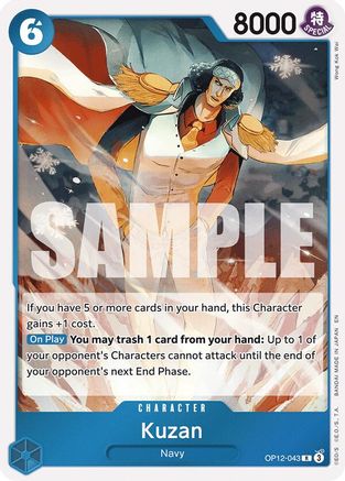 Kuzan (043) (OP12-043) - Legacy of the Master Foil | Grognard Games