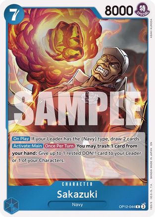 Sakazuki (OP12-044) - Legacy of the Master Foil | Grognard Games