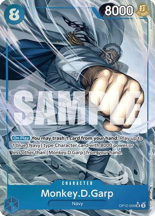 Monkey.D.Garp (Alternate Art) (OP12-056) - Legacy of the Master Foil | Grognard Games