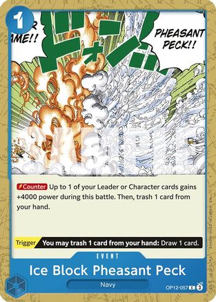 Ice Block Pheasant Peck (OP12-057) - Legacy of the Master | Grognard Games