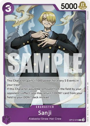 Sanji (070) (OP12-070) - Legacy of the Master Foil | Grognard Games